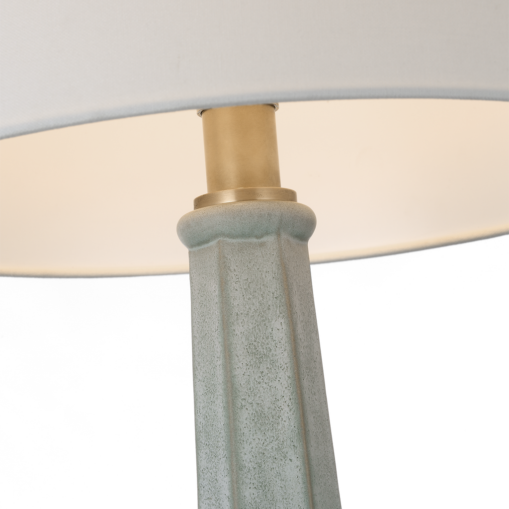 Lerio 31" Table Lamp | Dusted Jade | Linen Shade