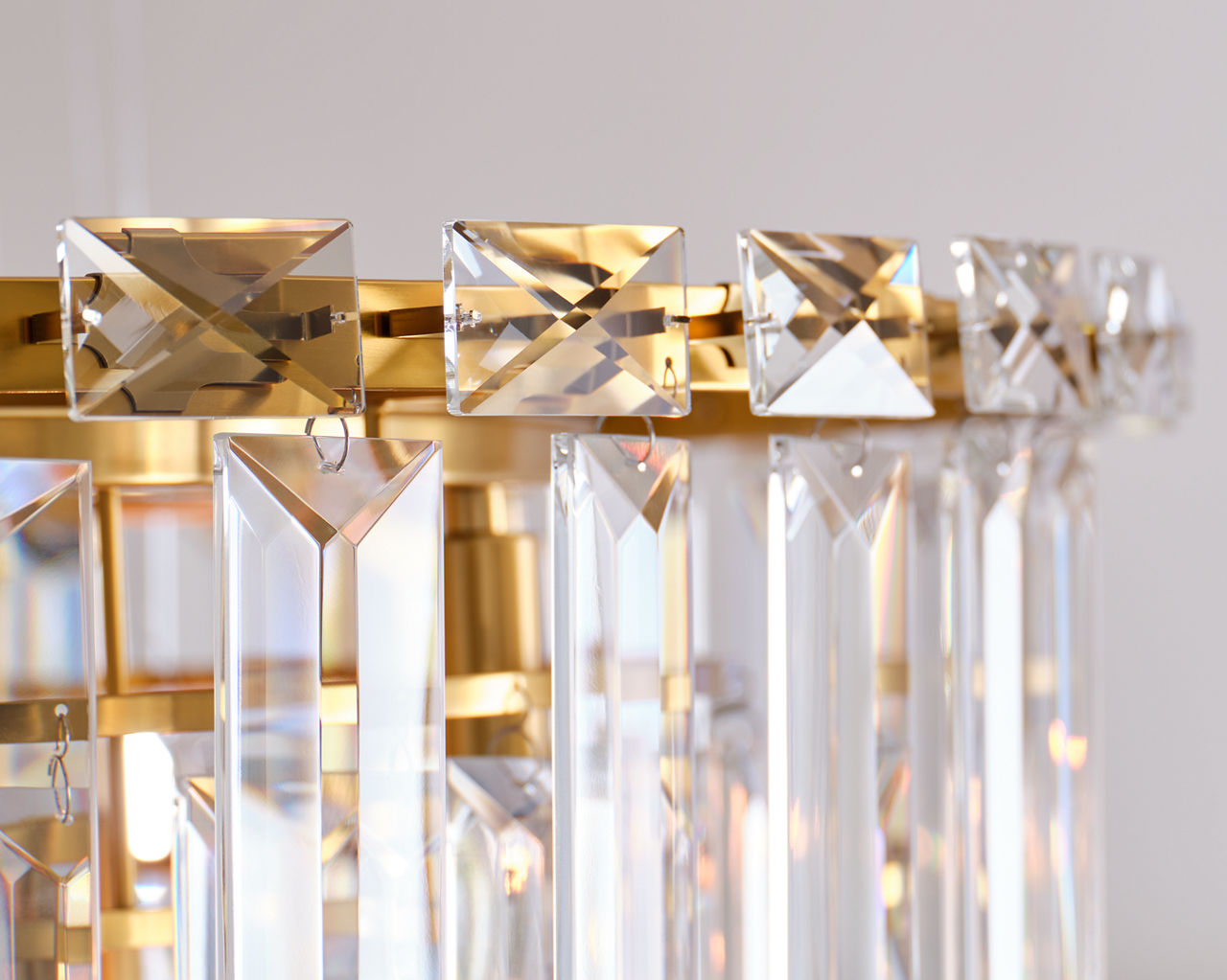 Arden Large Chandelier | Burnished Brass