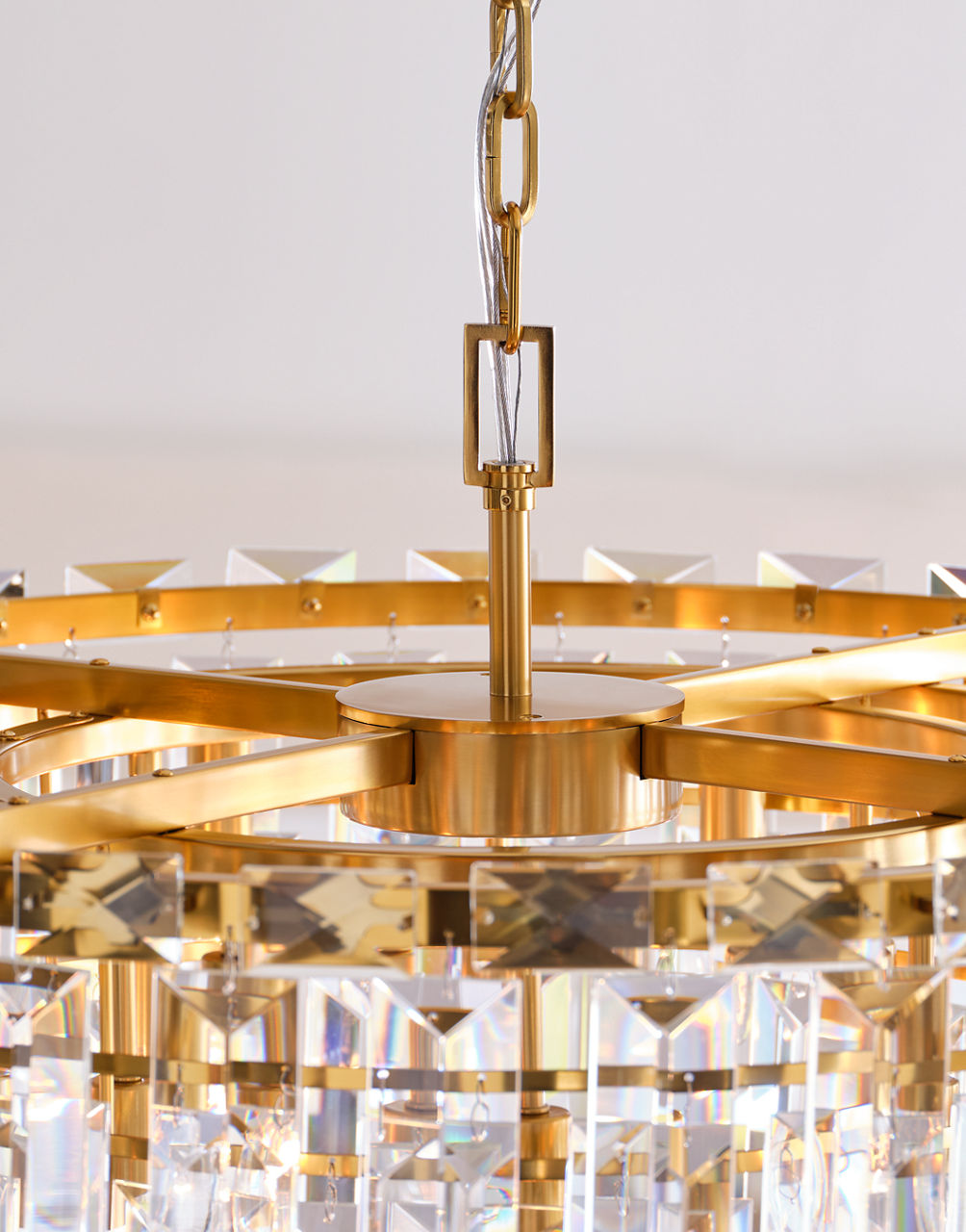 Arden Large Chandelier | Burnished Brass