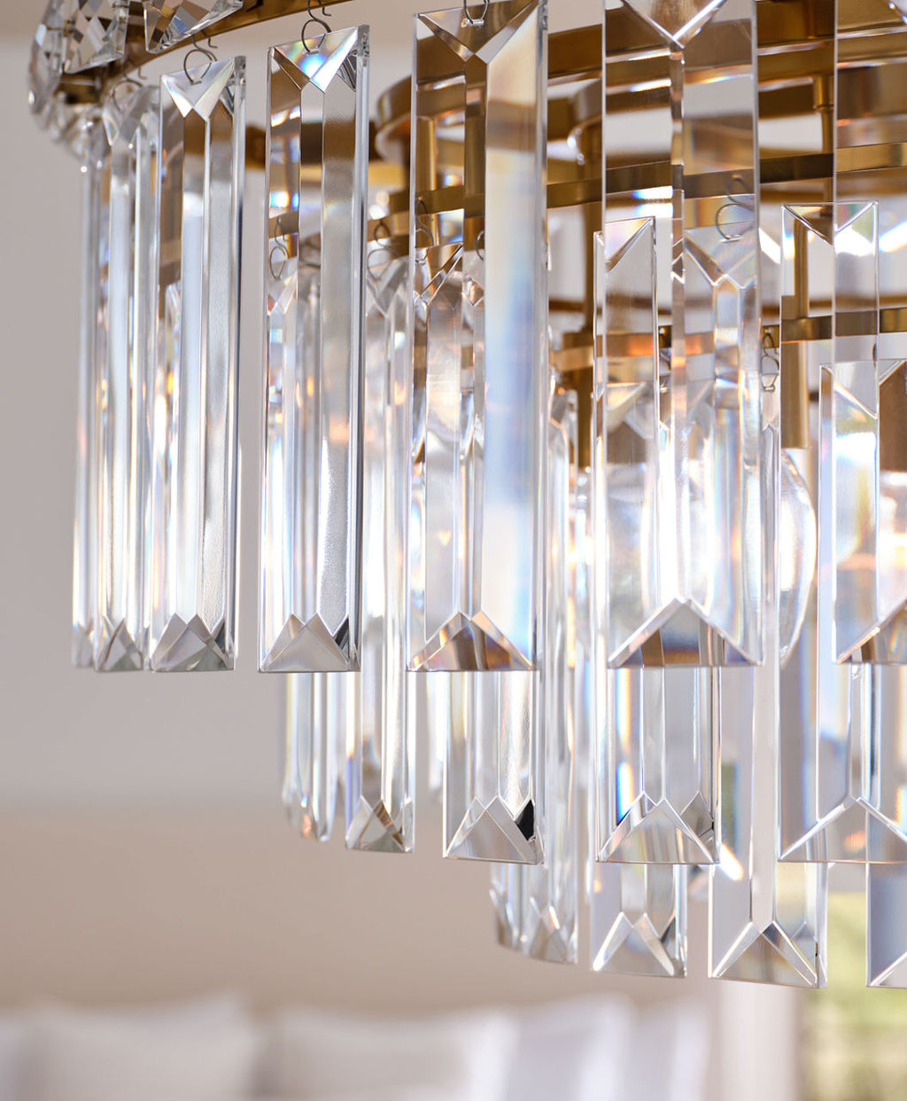 Arden Large Chandelier | Burnished Brass