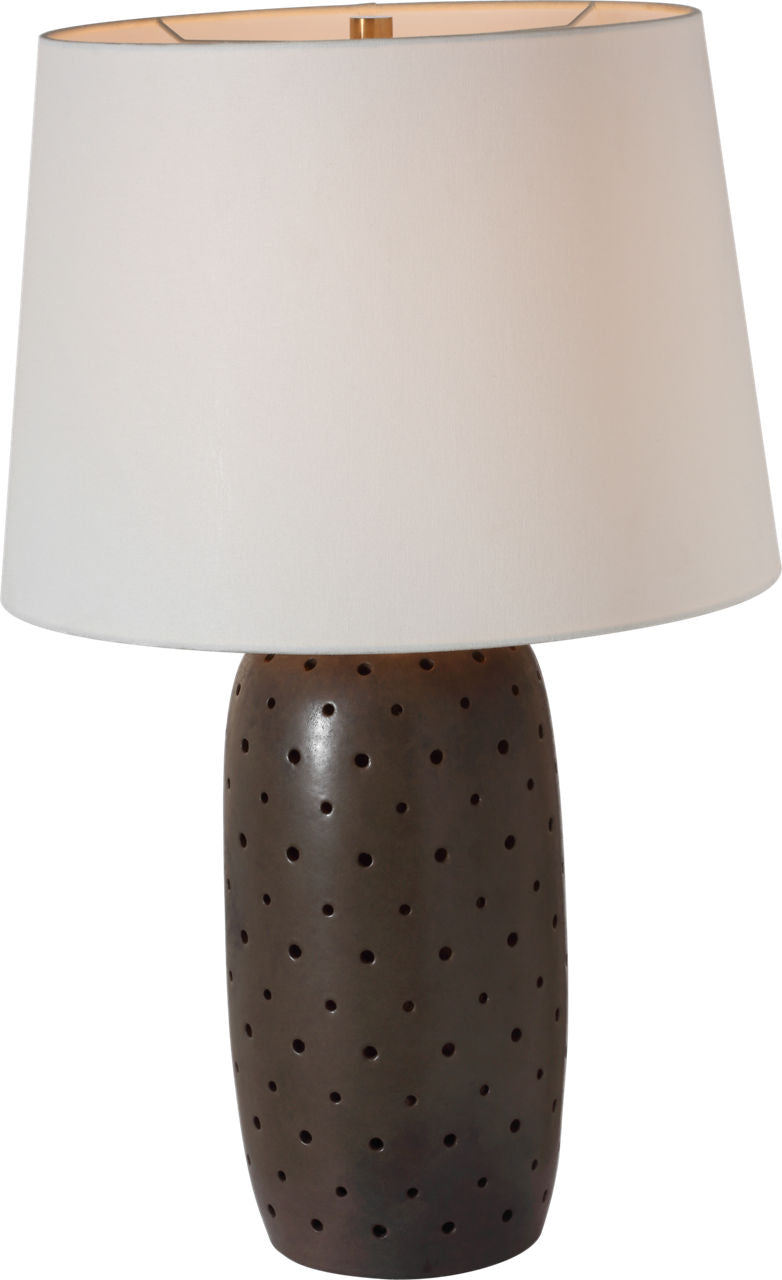 Samara 30" Table Lamp | Dusted Cocoa | Linen Shade