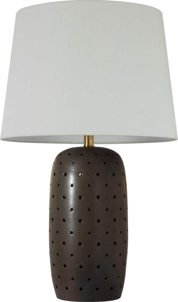 Samara 30" Table Lamp | Dusted Cocoa | Linen Shade