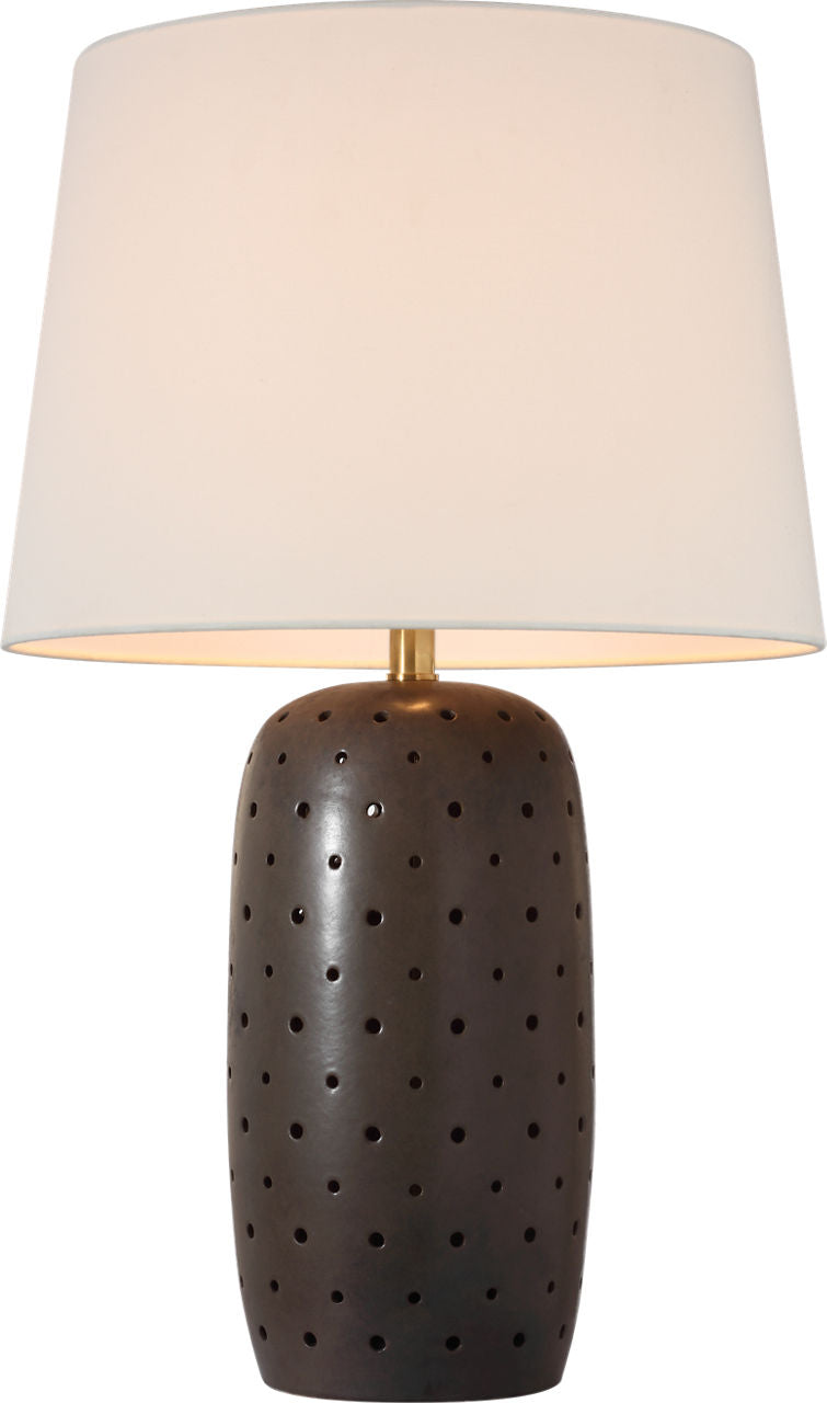 Samara 30" Table Lamp | Dusted Cocoa | Linen Shade