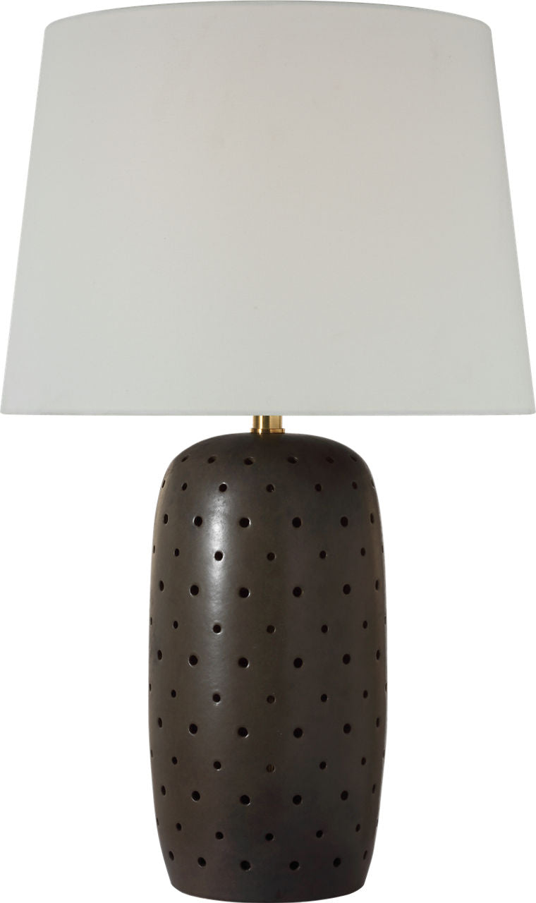 Samara 30" Table Lamp | Dusted Cocoa | Linen Shade