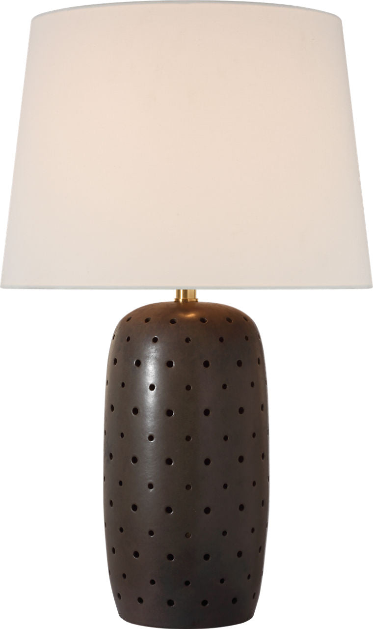 Samara 30" Table Lamp | Dusted Cocoa | Linen Shade