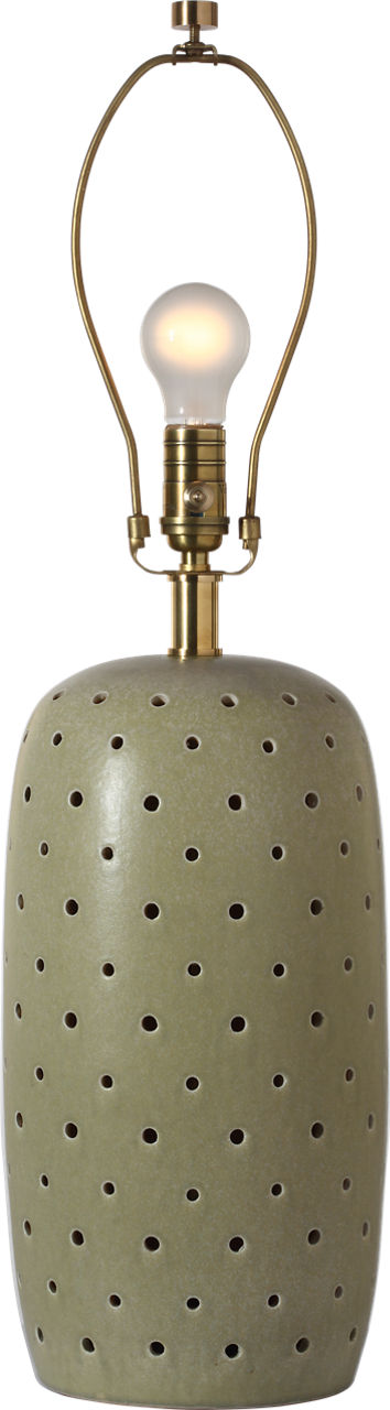 Samara 30" Table Lamp | Dusted Mint | Linen Shade
