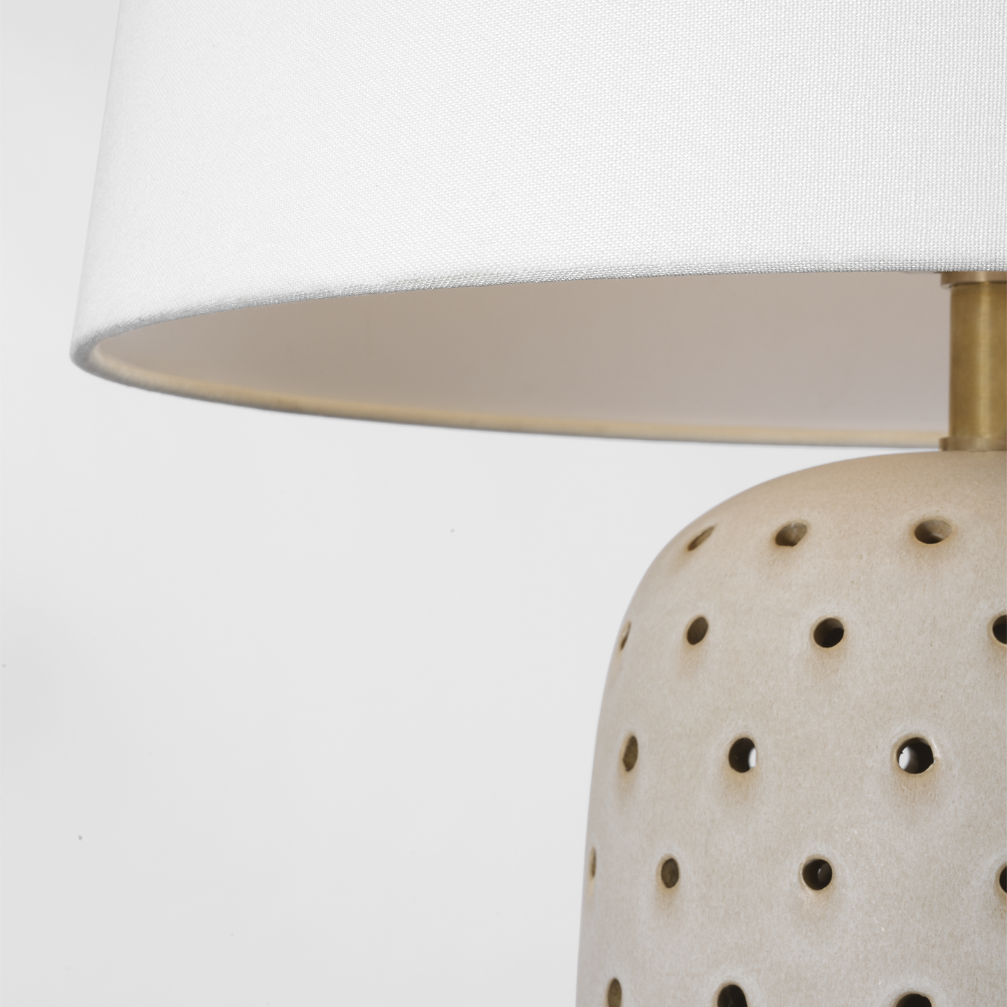 Samara 30" Table Lamp | Dusted Stone | Linen Shade