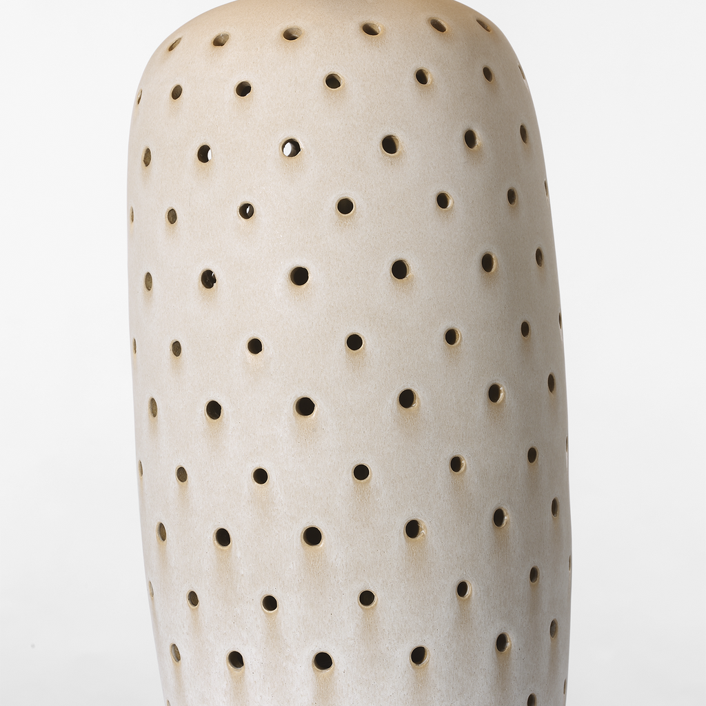 Samara 30" Table Lamp | Dusted Stone | Linen Shade