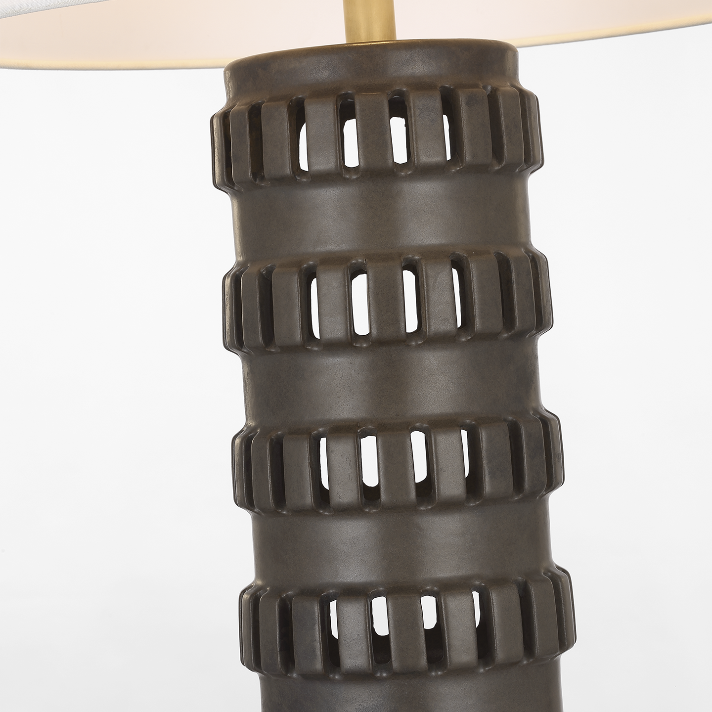 Mullin 31" Table Lamp | Dusted Cocoa | Linen Shade