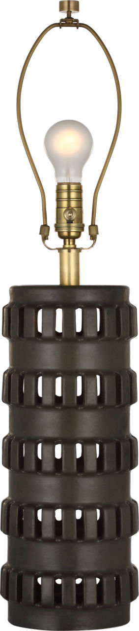 Mullin 31" Table Lamp | Dusted Cocoa | Linen Shade