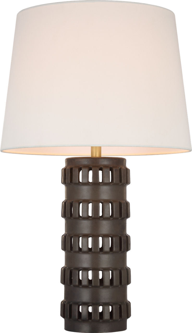 Mullin 31" Table Lamp | Dusted Cocoa | Linen Shade
