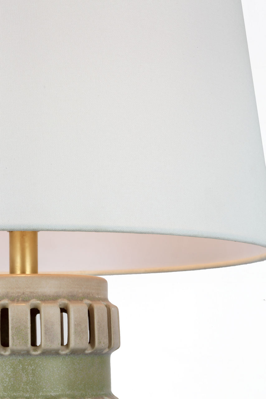 Mullin 31" Table Lamp | Dusted Mint | Linen Shade