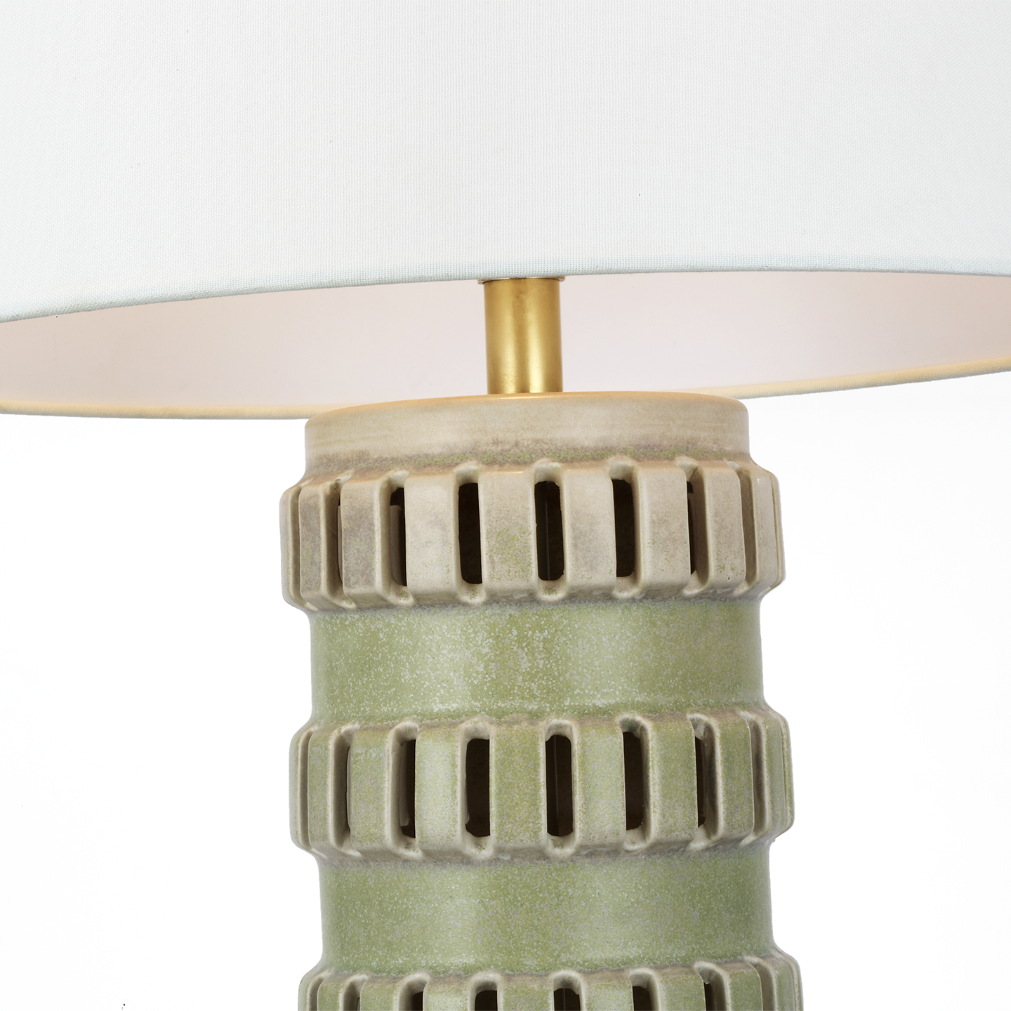 Mullin 31" Table Lamp | Dusted Mint | Linen Shade