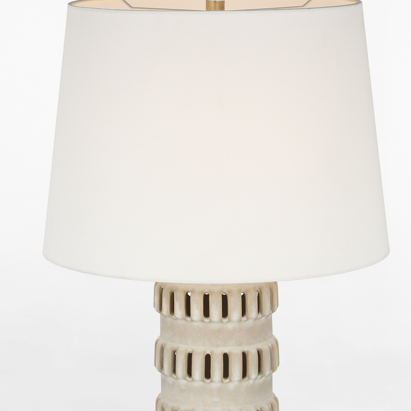 Mullin 31" Table Lamp | Dusted Stone | Linen Shade