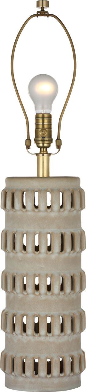 Mullin 31" Table Lamp | Dusted Stone | Linen Shade
