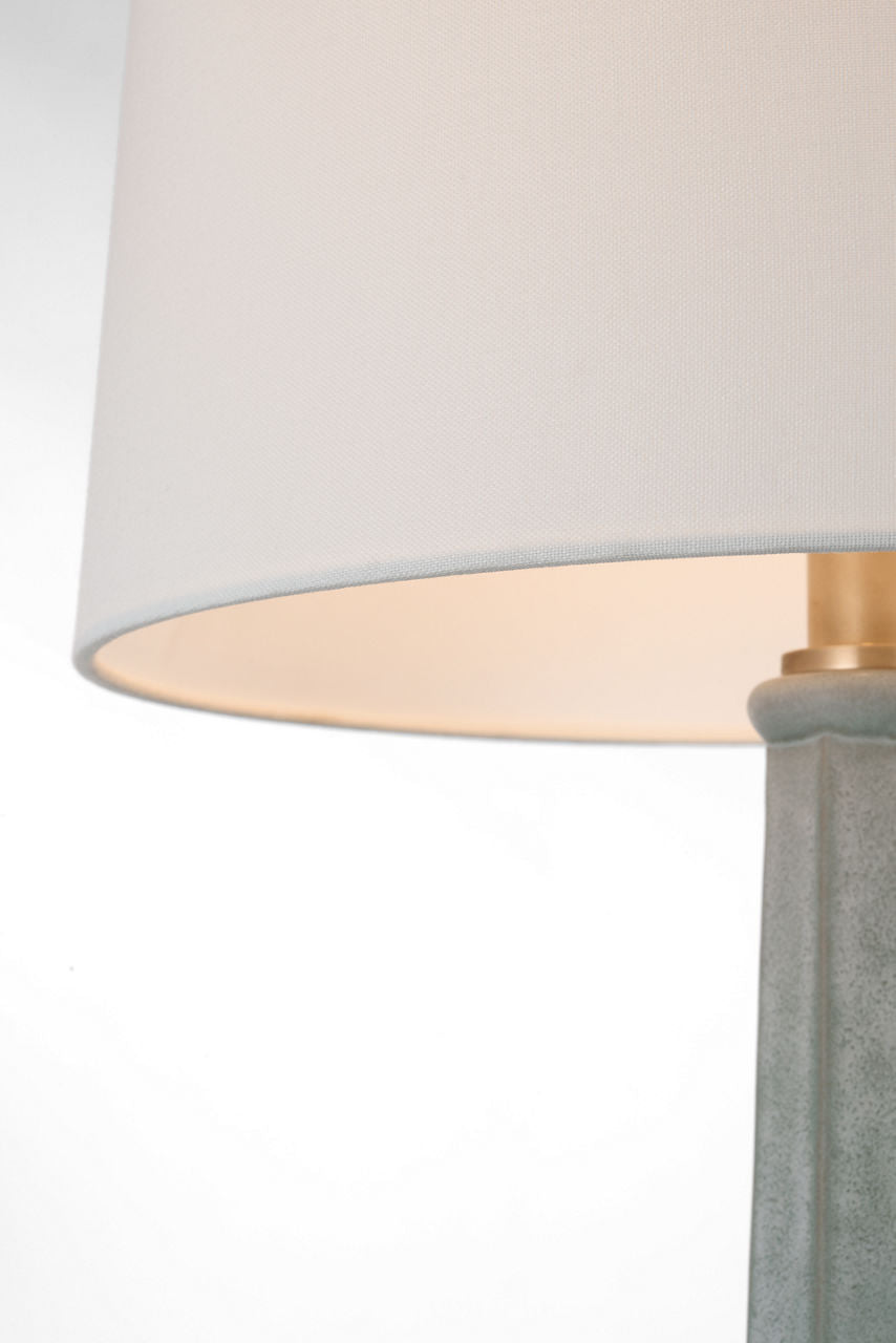 Lerio 31" Table Lamp | Dusted Jade | Linen Shade