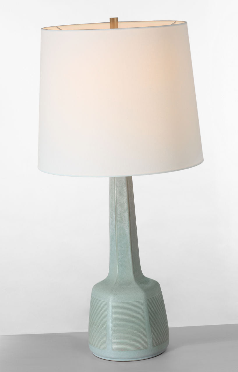 Lerio 31" Table Lamp | Dusted Jade | Linen Shade