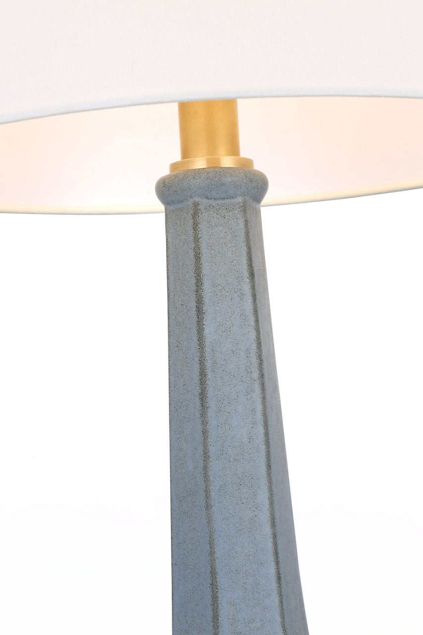Lerio 31" Table Lamp | Dusted Slate | Linen Shade