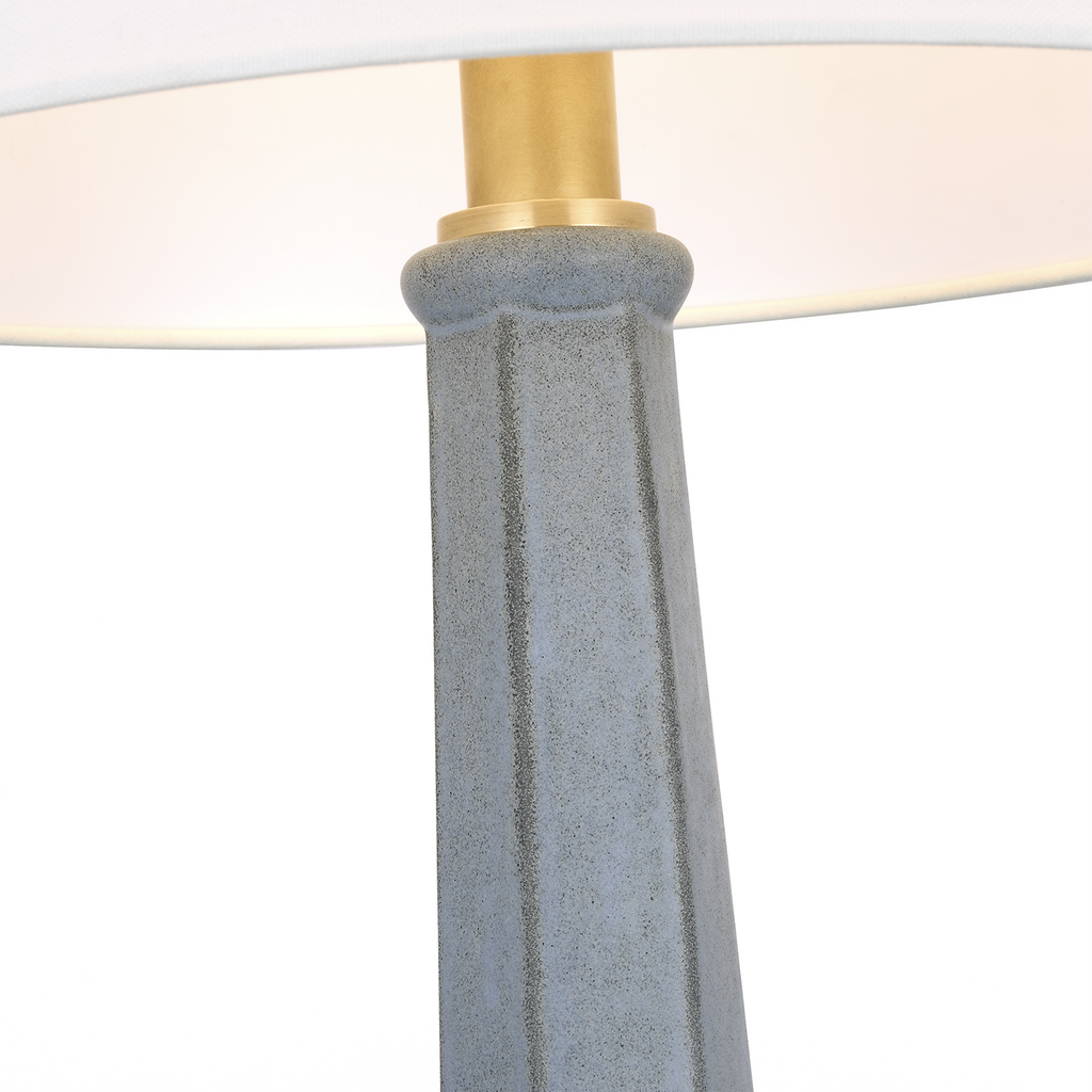 Lerio 31" Table Lamp | Dusted Slate | Linen Shade