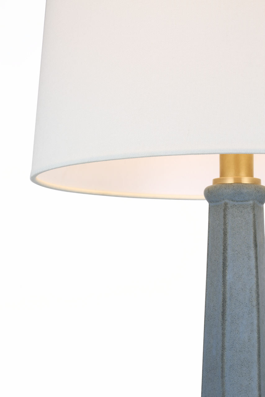 Lerio 31" Table Lamp | Dusted Slate | Linen Shade