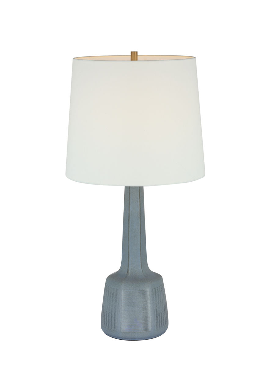 Lerio 31" Table Lamp | Dusted Slate | Linen Shade