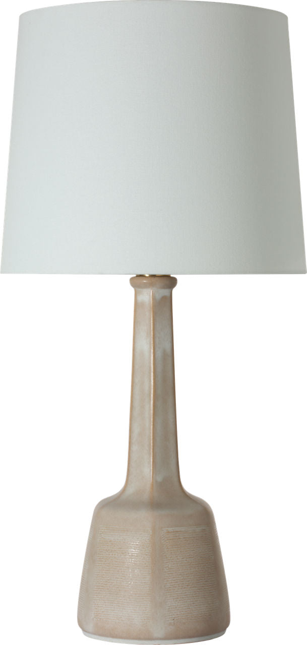 Lerio 31" Table Lamp | Dusted Stone | Linen Shade