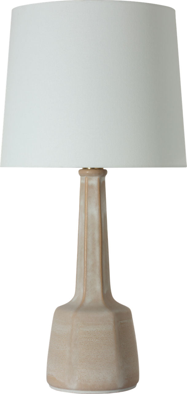 Lerio 31" Table Lamp | Dusted Stone | Linen Shade