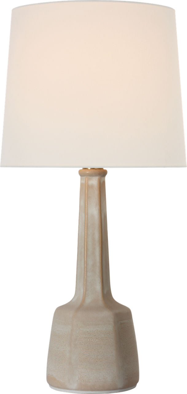 Lerio 31" Table Lamp | Dusted Stone | Linen Shade