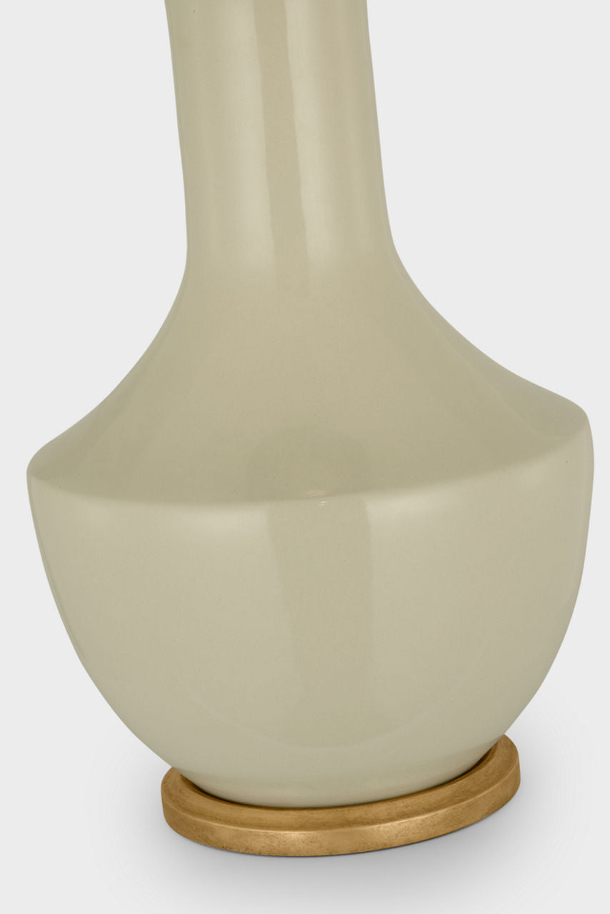 Lambay Cordless Table Lamp | Coconut | Linen Shade