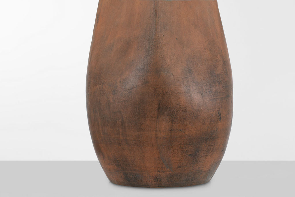 Cabazon 30" Table Lamp | Natural Terracotta | Linen Shade