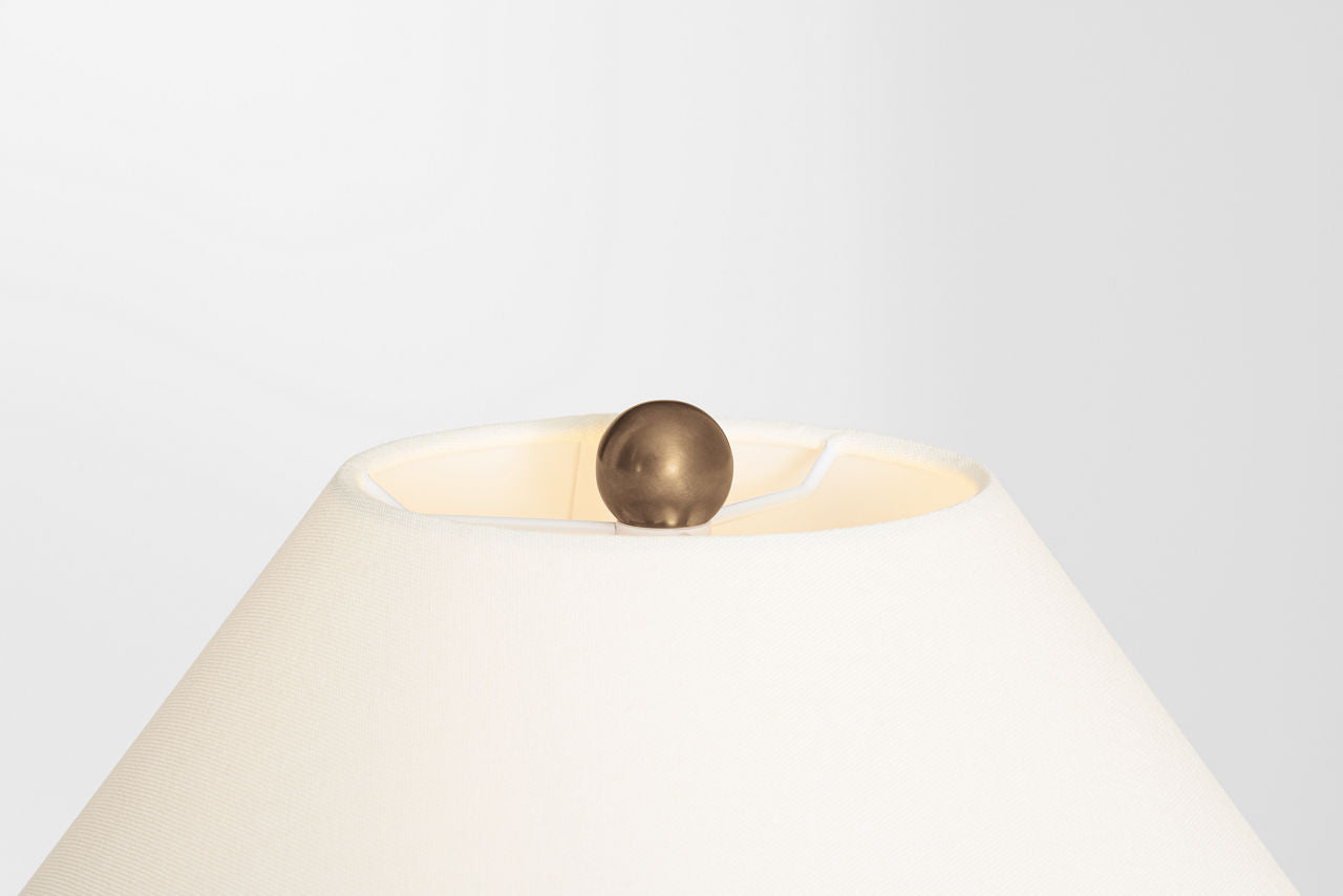 Cabazon 30" Table Lamp | Raven Black | Linen Shade