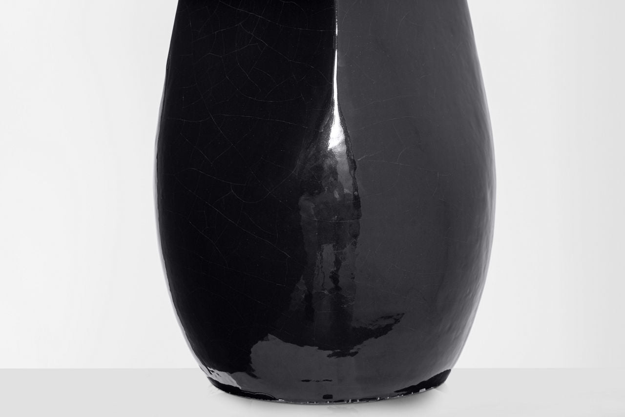 Cabazon 30" Table Lamp | Raven Black | Linen Shade