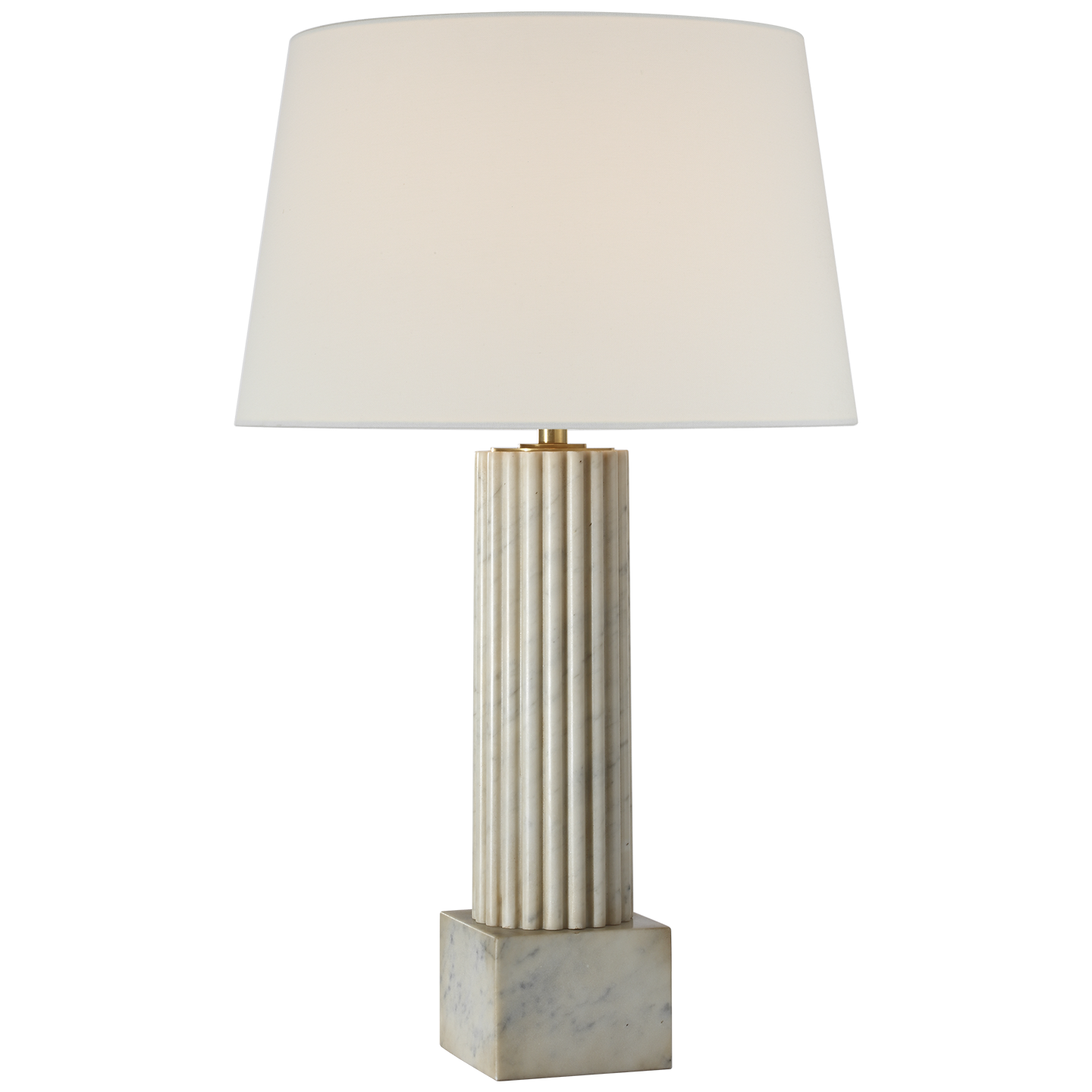 Reeve 29" Table Lamp | Vintage Carrara | Linen Shade