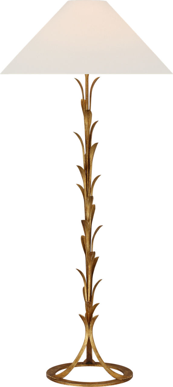 Provenz 62" Floor Lamp | French Gild | Linen Shade