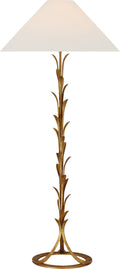Provenz 62" Floor Lamp | French Gild | Linen Shade