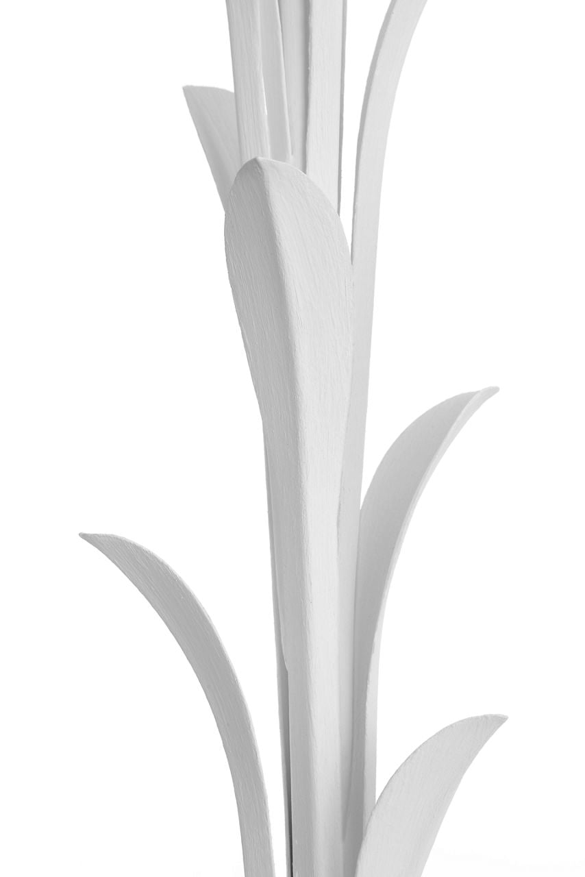 Provenz 62" Floor Lamp | Plaster White | Linen Shade