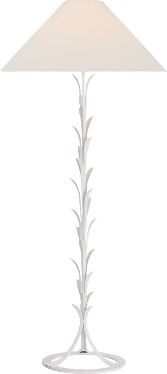 Provenz 62" Floor Lamp | Plaster White | Linen Shade