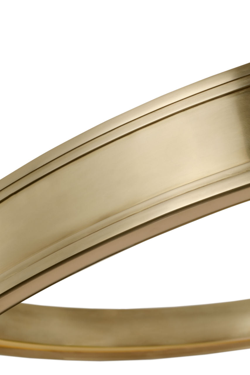 Connery 50" Two-Tier Ring Chandelier | Antique-Burnished Brass