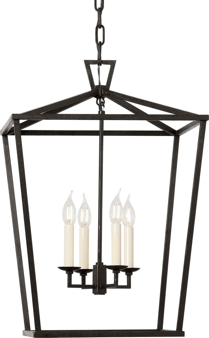 Darlana Medium Lantern | Aged Iron