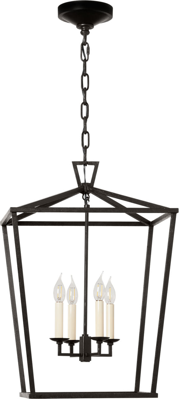 Darlana Medium Lantern | Aged Iron