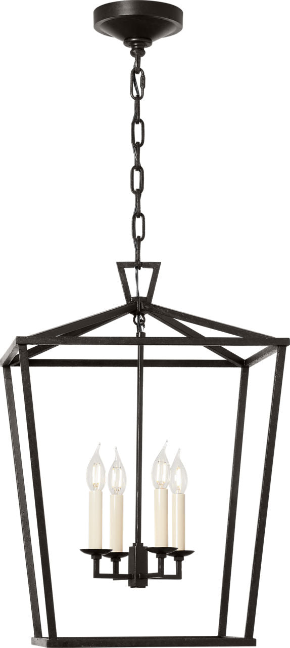 Darlana Medium Lantern | Aged Iron