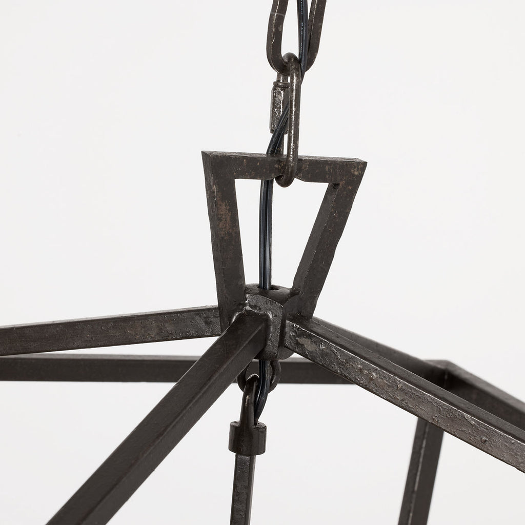 Darlana Medium Lantern | Aged Iron
