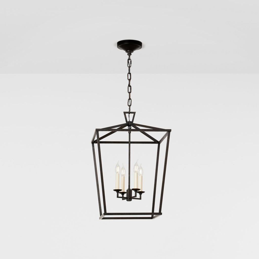 Darlana Medium Lantern | Aged Iron