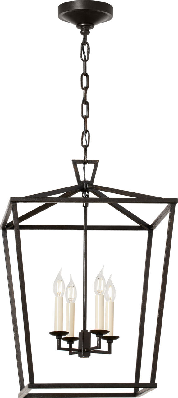 Darlana Medium Lantern | Aged Iron