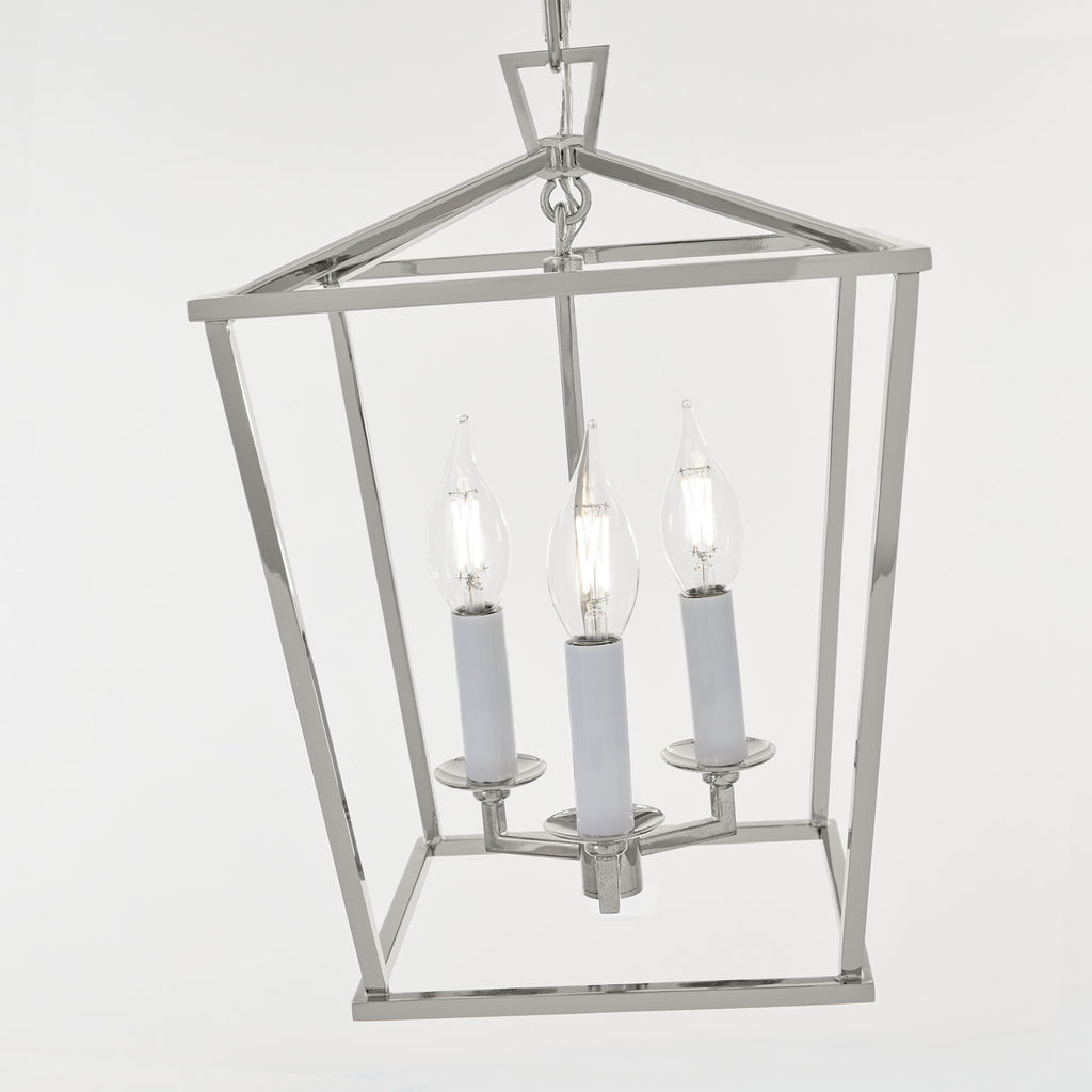 Darlana Mini Lantern | Polished Nickel