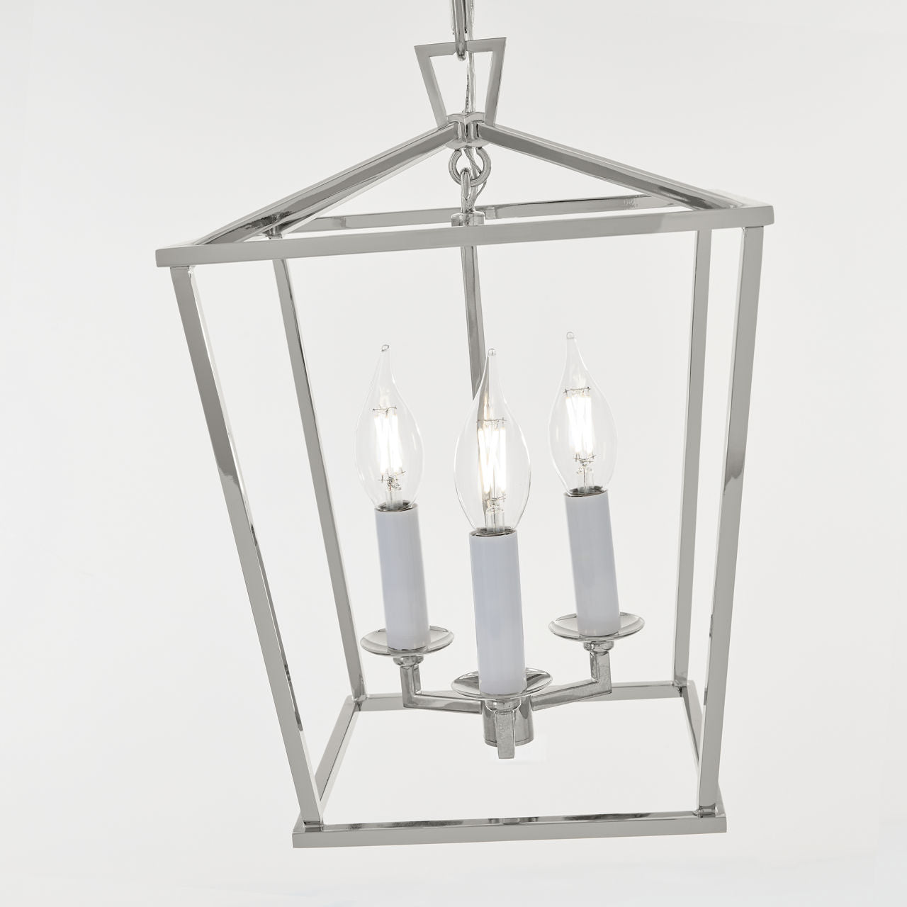 Darlana Mini Lantern | Polished Nickel