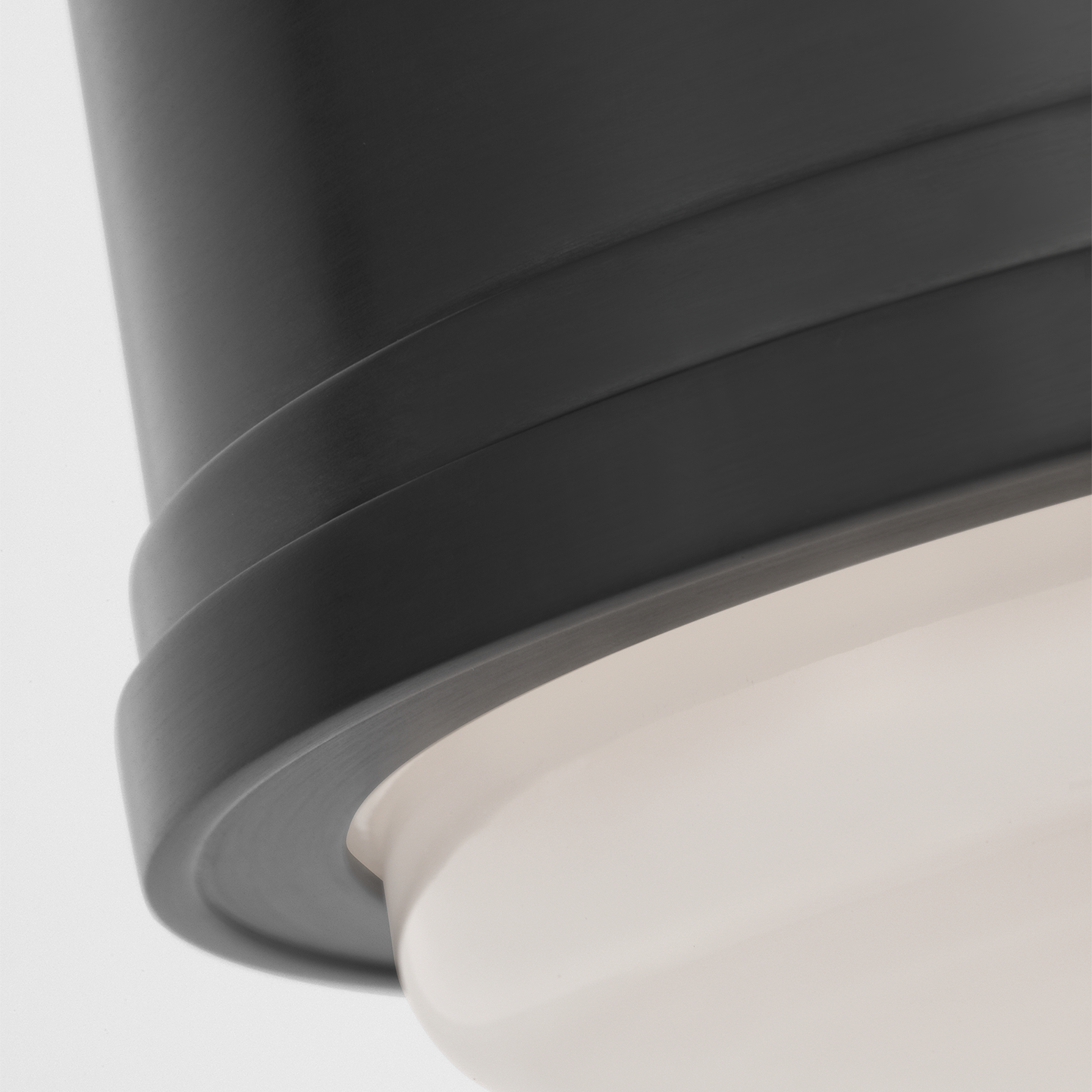 Marden 6" Flush Mount | Bronze | White Glass