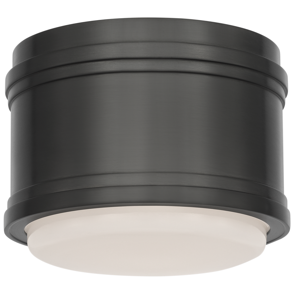 Marden 6" Flush Mount | Bronze | White Glass