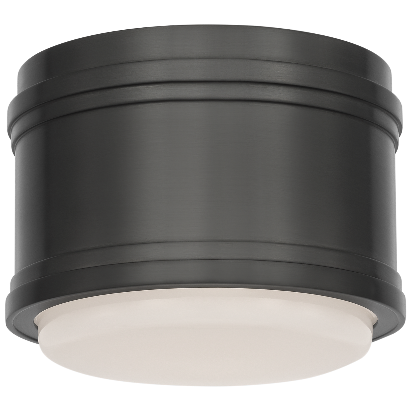Marden 6" Flush Mount | Bronze | White Glass