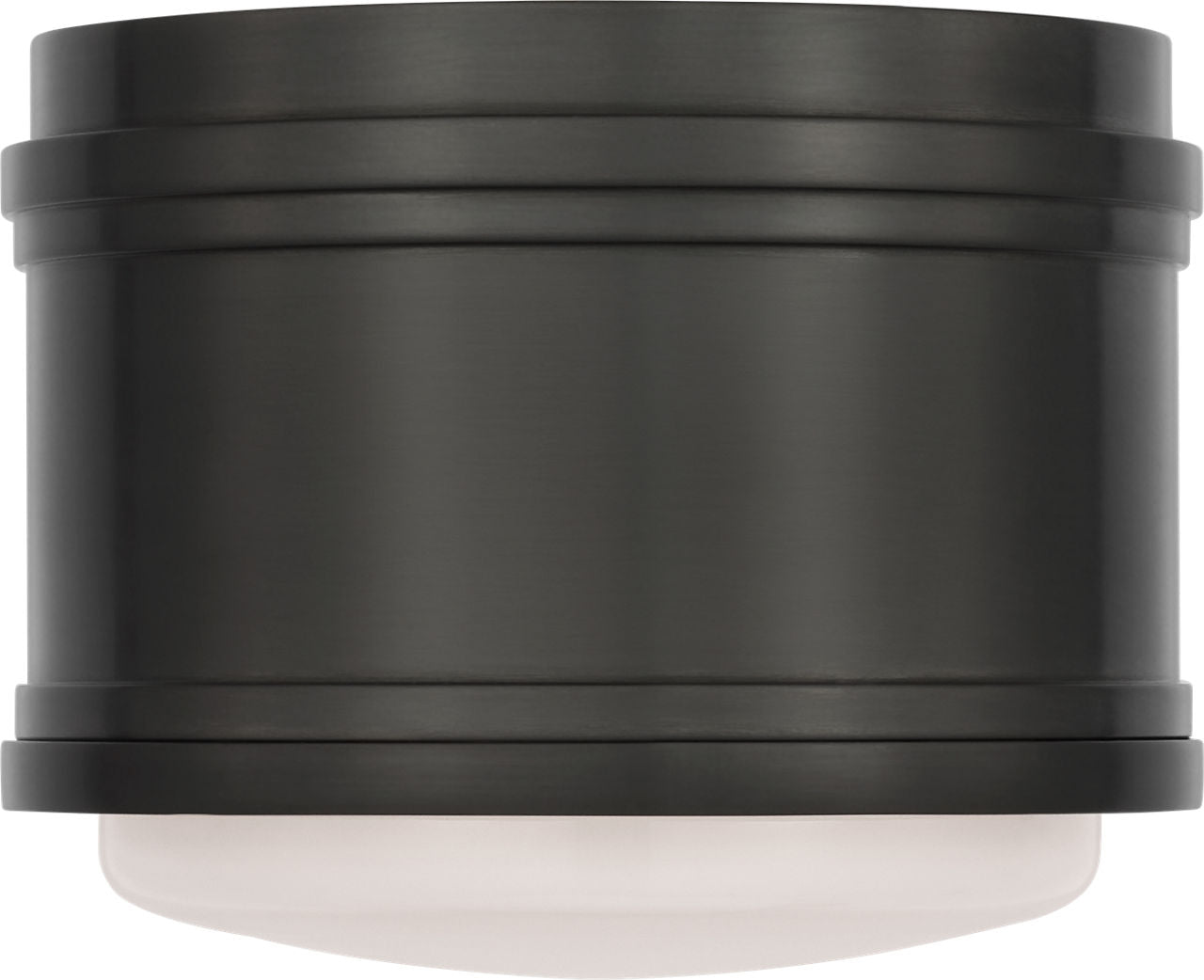 Marden 6" Flush Mount | Bronze | White Glass